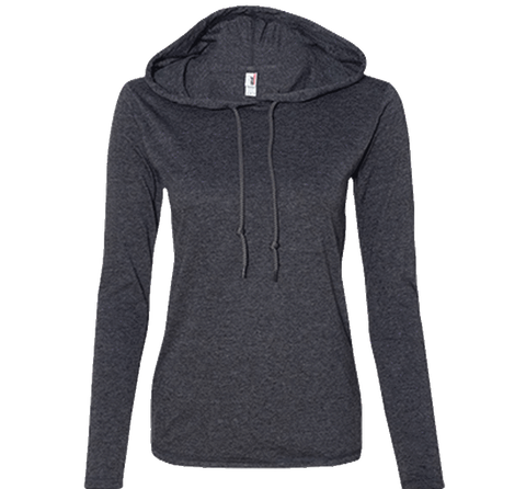 Ladies hooded t shirt deals